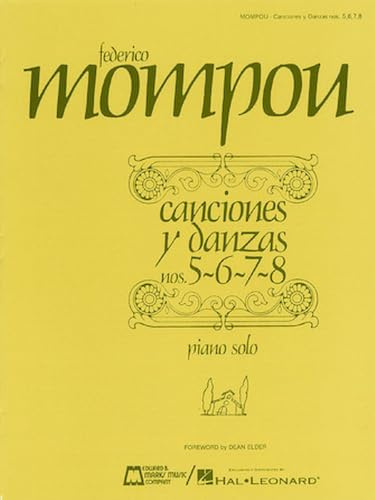 Canciones Y Danzas - Nos. 5, 6, 7, 8: Piano Solo