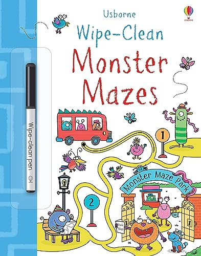Wipe-Clean Monster Mazes (Wipe-Clean Books): 1