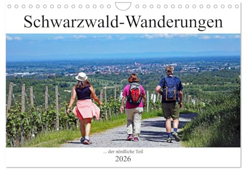 Schwarzwald-Wanderungen (Wandkalender 2026 DIN A4 quer), CALVENDO Monatskalender: Erholsame Wanderungen durch den faszinierenden Schwarzwald (CALVENDO Natur)