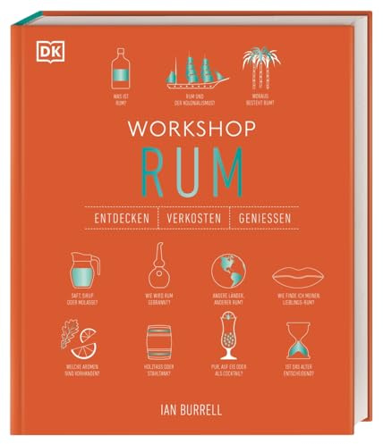 Workshop Rum: Das kompakte Rum-Handbuch mit Porträts, Verkostungstipps und Cocktailrezepten. Vom weltweit einzigen Rum-Botschafter Ian Burrell (Entdecken. Verkosten. Genießen.)