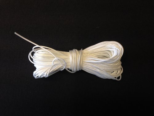 Corde pour store romain blanche - 1,2 mm - 20 m