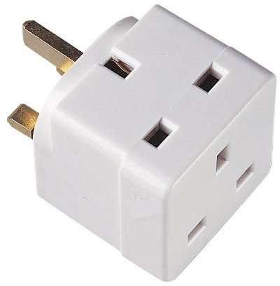 Voice Activated Wireless GSM Spy Bug SIM Mains 2 Way Adapter Plug Doubler Surveillance Adaptor - Genuine Gismotronix Device Assembled in UK
