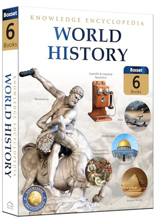 World History - Collection of 6 Books : Knowledge Encyclopedia For Children (Box Set)