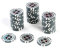 50 Poker-Chips Laser-Chips Metallkern 12g Poker Texas Hold`em Black Jack Roulette reflektierend Tokens Jetons Casino 1 Rolle Wert 1-10000 wählbar (Wert 1)
