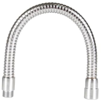 HQ-Power Schwanenhals für Mikrofon, 30 cm, verchromt, geeignet für Schwanenhalsmikrofone