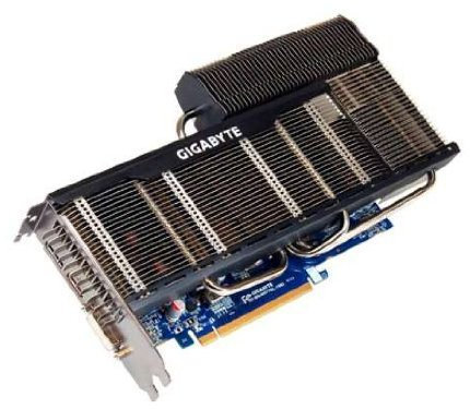 Gigabyte ATI Radeon HD5770 passiv Grafikkarte (PCI-e, 1GB GDDR5 Speicher, HDMI, 2X DVI, DP, 1 GPU)