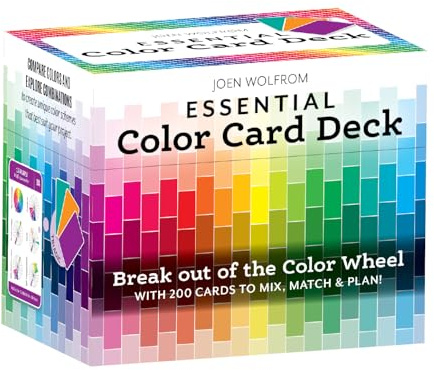 Essential Color Card Deck: Break out the color wheel with 200 cards to mix, match & plan! Includes hues, tints, tones, shades & values