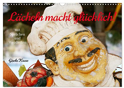 Lächeln macht glücklich (Wandkalender 2025 DIN A3 quer), CALVENDO Monatskalender