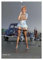 Werkstatt Bunnys (hochwertiger Premium Wandkalender 2025 DIN A2 hoch), Kunstdruck in Hochglanz: Realistisches Fotogemälde im Pin-Up Stil (CALVENDO Erotik)