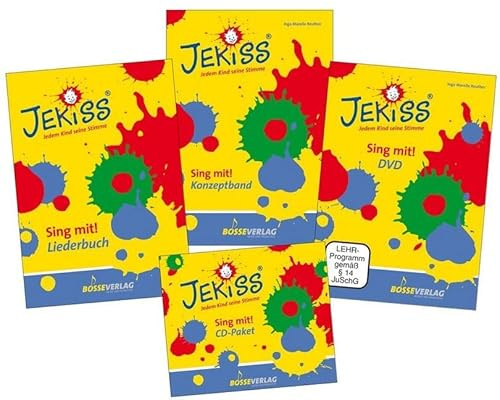 JEKISS - Jedem Kind seine Stimme / Lehrerpaket (Konzeptband, Liederbuch, CD-Paket und DVD): Methodisch-didaktische JEKISS-Bausteine; Schulung der ... - die Moves; Rhythmussprache; Klavierpatterns