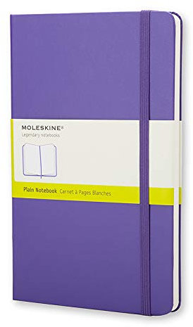 Moleskine Quaderno con Copertina Rigida, Grande, Viola