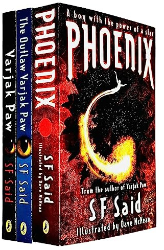 SF Said Collection 3 Books Set (Varjak Paw, The Outlaw Varjak Paw, Phoenix)