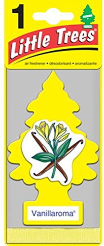 LITTLE TREES Car Air Freshener | Hanging Paper Tree for Home or Car | Vanillaroma | 12 Pack