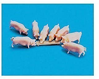 Model Scene OO Pigs & Troughs