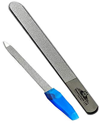 2X Deb Foot Files - Podiatry Instruments - Diamond Deb File - Pedicure Foot Dresser File - 7 Inches and 5” Nail File - Reusable Files - Perfect for Beauticians and Home Use - Pack of 2