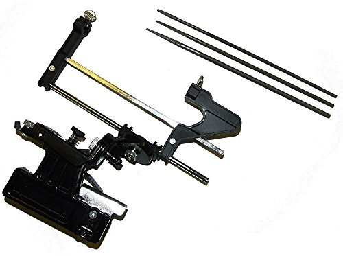 Manueller Schärfer für Sägekette und Kettensägen, 3 Feilen, ideal für Stihl Kettensägen