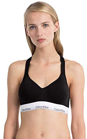 Calvin Klein Damen BH Bralette Lift Gepolstert, Schwarz (Black), XS