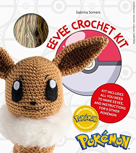 Pokémon Crochet Eevee Book & Kit: Kit includes materials to make Eevee and instructions for 5 other Pokémon (Pokémon Crafts)