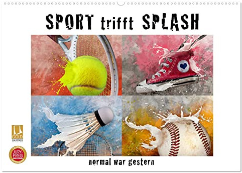SPORT trifft SPLASH - normal war gestern (Wandkalender 2026 DIN A2 quer), CALVENDO Monatskalender: Willkommen in einer surrealen Sportwelt (CALVENDO Sport)