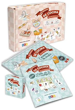 Mis Recetas De Cocina con pictogramas | Aprende Vocabulario y Rutinas En La Cocina | Educación Infantil y Tea (Niños de 3 a 6 años)