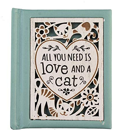 History & Heraldry Woodcuts Sentiment Mini Quotation Book Love and a Cat