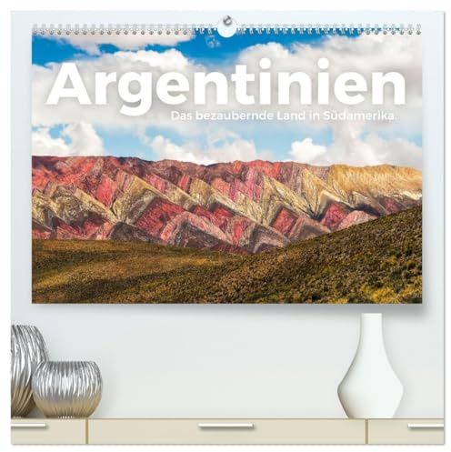 Argentinien - Das bezaubernde Land in Südamerika. (hochwertiger Premium Wandkalender 2026 DIN A2 quer), Kunstdruck in Hochglanz: Zwölf wunderschöne Bilder aus Argentinien. (CALVENDO Orte)