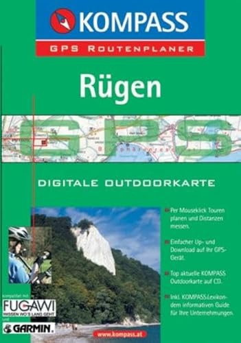 Rügen: Mit digitaler Outdoorkarte und Kurzführer. GPS-Routenplaner: Digitale Outdoorkarte. Für Windows 95/98/2000/NT/XP. Per Mouseklick Touren planen ... (KOMPASS Digitale Karten, Band 4737)