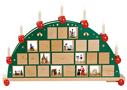 Richard Glässer Candle Arch - Advent Calendar - 48x76 cm / 19x30 inch