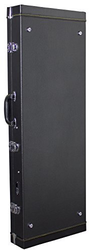 TGI 1996 Wooden Oblong Hard Case for Electric Guitar, Black