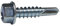 Connex KL4050119 Vis autoperçeuse 6,3 x 25 galvanisées 1000 g