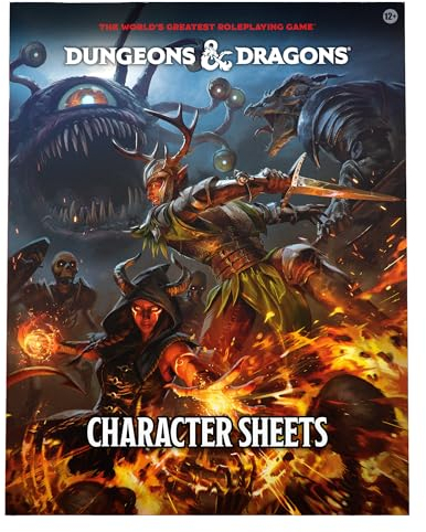 2024 Character Sheets (Dungeons & Dragons Player Accessories) (Englische Version)