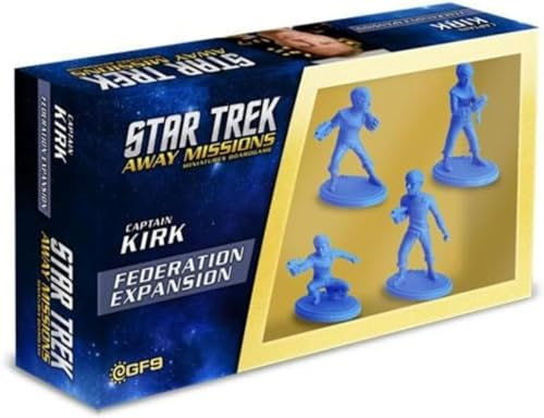 Gale Force Nine Star Trek Away: Classic Federation Team 1: Kirk, Spock, Bones, Chekov[Expansion], Blau