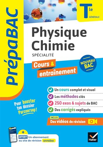 Prépabac - Physique-Chimie Tle générale (spécialité) - Bac 2027: cours, méthodes & sujets corrigés (programme de Terminale)