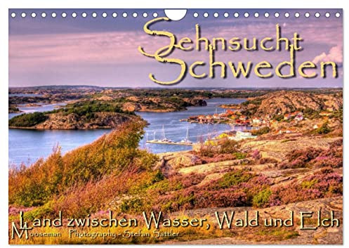Sehnsucht Schweden - Sverige (Wandkalender 2026 DIN A4 quer), CALVENDO Monatskalender: Kleine Essenz Schwedens in Bildern (CALVENDO Orte)