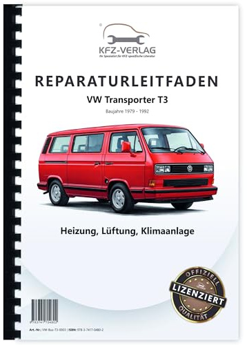 VW Transporter Bus T3 (79-92) Heizung Belüftung Klimaanlage Reparaturanleitung