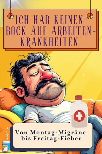 Ich hab keinen Bock auf Arbeiten-Krankheiten - Genial lustiges Humorbuch - das perfekte Geschenk für Weihnachten und Geburtstag: Von Montag-Migräne bis Freitag-Fieber