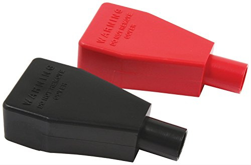 Fastronix Red and Black Top Post Style Battery Terminal Cover