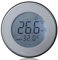 SM-PC® Raumthermostat mit Dreh-/Drück-Bedienung Aufputz + Unterputz Montage Wochenprogramm ALU Silber #a57