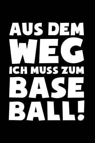 Baseballer: Muss zum Baseball!: Notizbuch / Notizheft für Baseballspieler-in Baseball-Fan A5 (6x9in) dotted Punktraster