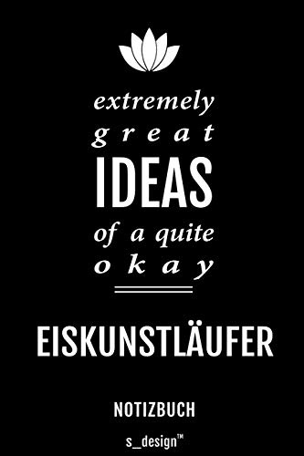 Notizbuch für Eiskunstläufer: Originelle Geschenk-Idee [120 Seiten liniertes blanko Papier]