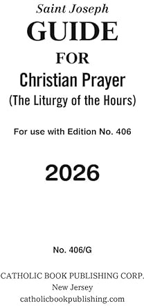 St. Joseph Guide for Christian Prayer Guide for 2026