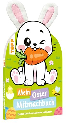 Mein Oster-Mitmachbuch: Buntes Eierlei zum Ausmalen und Rätseln
