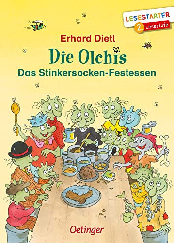 Die Olchis. Das Stinkersocken-Festessen: Lesestarter. 2. Lesestufe. Lustiges Kinderbuch zum Lesen lernen mit beliebten Reihe für Erstleser ab 7 Jahren