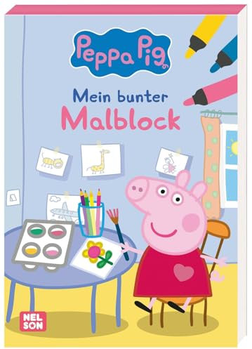 Peppa Wutz Ausmalbilder: Mein bunter Malblock: Mehr als 60 Ausmalmotive | Kinderbeschäftigung ab 3 Jahren