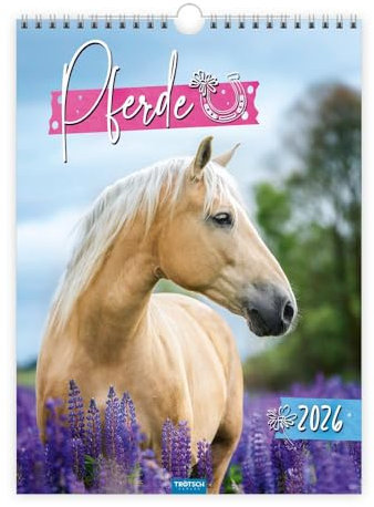 TRÖTSCH - Classickalender Pferde 2026: Wandkalender