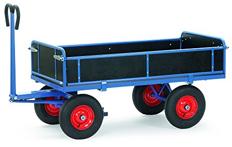 Fetra Transportgeräte mtmgfcmp6 Sackkarre mit Tabellen, Luftreifen, 1560 mm Länge x 825 mm Breite x 1200 mm Höhe