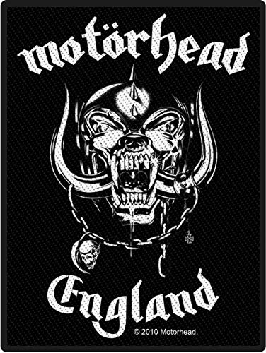 Motörhead England None Patch schwarz/weiß Band-Merch, Bands