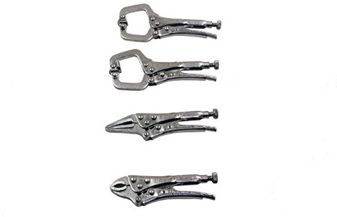 US PRO 4Pc Welding Mini Vice Locking C Clamps & Pliers Mole Grips B1998