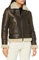 Schott NYC Damen Lederjacke Jacke LCW1257, Braun (dark brown 80), Gr. XS