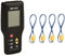 PerfectPrime TC41, 4-Kanal K-Typ Digital Thermometer Thermoelementsensor -200~1372°C/2501°F, 20 x 4 Datenlog Lagerung Funktion (Keine Rohrschelle)
